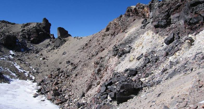 Crater on Lassen Peak Trail. Photo by NPS.