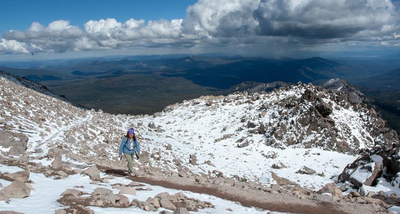 Approaching the top. Photo by Mike Bullington.