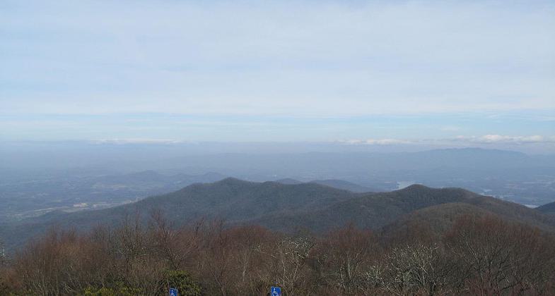 View from Brasstown Bald. Photo by wiki.