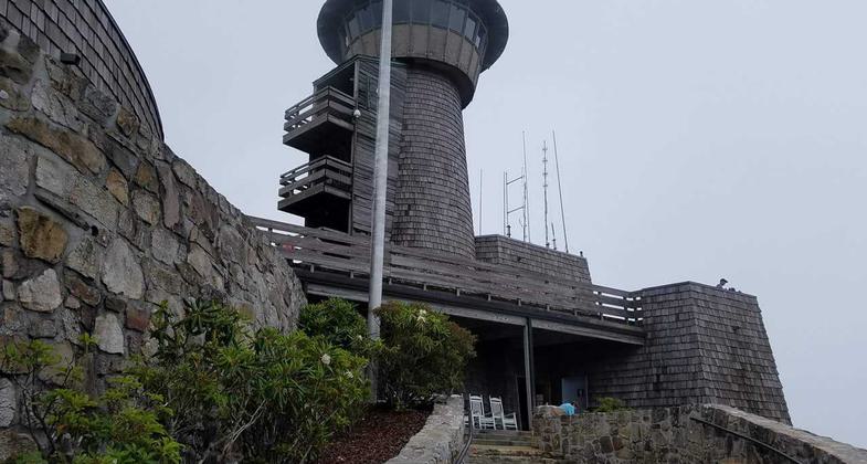 July 2017 hike to the highest point in Georgia (USA), Brasstown Bald Mountain. Photo by Kelly Carter.