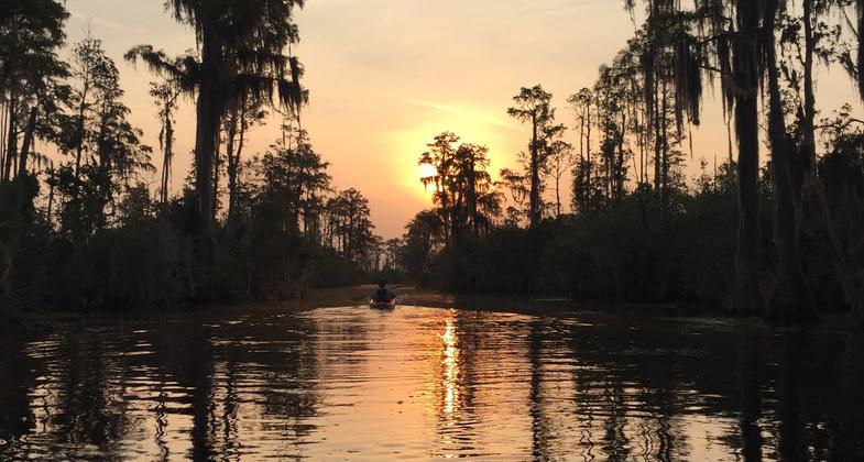 Morning paddle. Photo by Debbie Biddle.