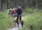 Family bike packing. Photo by Irene Lindquist.