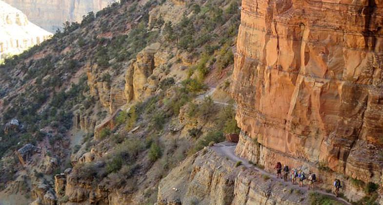 North Kaibab Trail in Redwall 0990. Photo by NPS.
