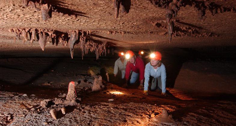 In the crawl. Photo by USFS.