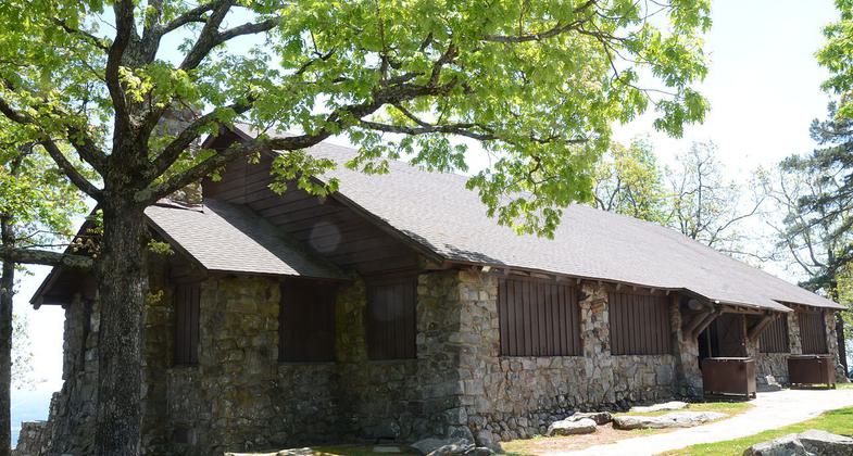 Mt. Nebo State Park Pavilion Historic Place. Photo by Valis55.