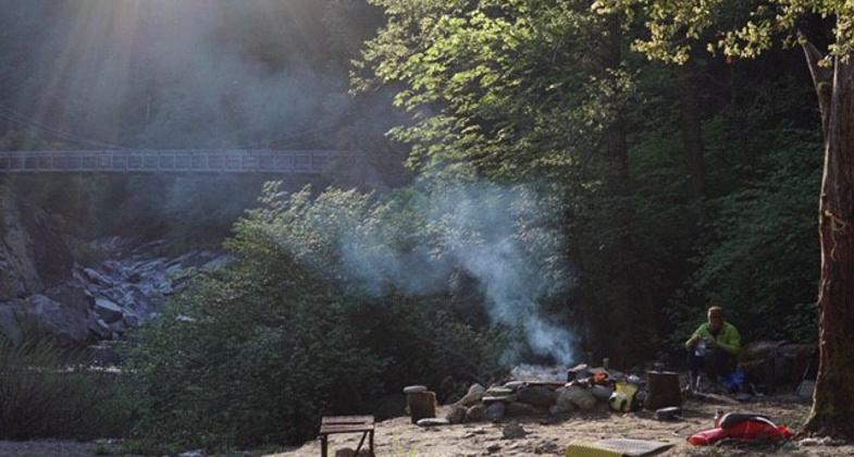Hartman Bar Campsite. Photo by Jason Lynn - Truckee, CA.