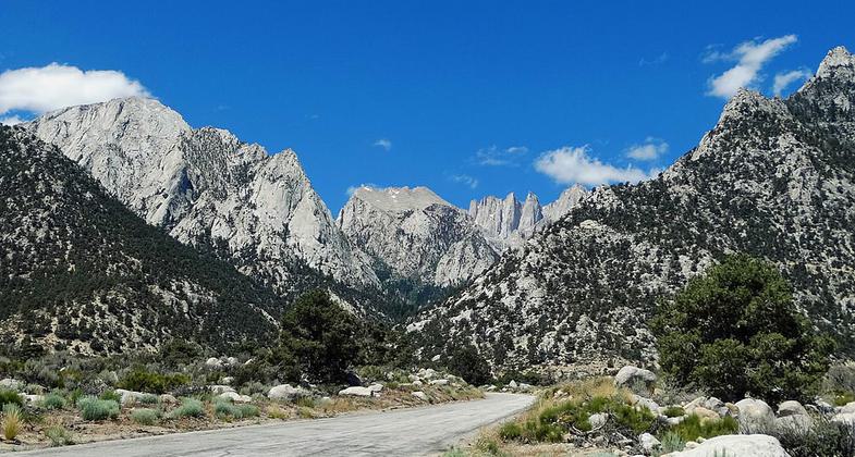 The Whitney Portal is 13 miles west of Lone Pine, CA, at the end of Whitney Portal Road. It is in a heavily wooded canyon, with. Photo by inkknife_2000.