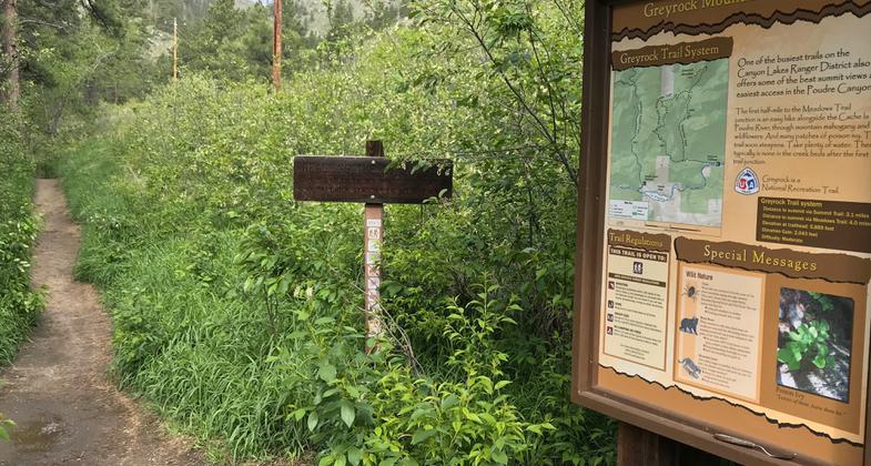 Trailhead. Photo by Pam Riches.