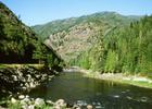 Scenic view of the Lochsa River in the Clearwater Forest. Photo by Idaho Travel Council.