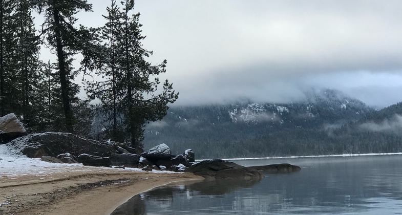 All women volunteer trail crew, Idaho Trails Association, Priest Lake Idaho. Photo by Kristy Canright.