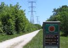 Eastern section of the Great Western Trail at Prince Crossing in West Chicago, at the western terminus. Photo by Lpangelrob.