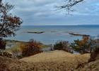 View of Mouth of the Nissequogue River form Greenbelt Trail. Photo by Dorothy Chanin.