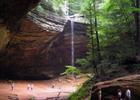 Ash Cave is one of the sights along the trail. Photo by Ramseybuckeye.