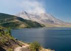 Mt. St. Helens and Spirit Lake. Photo by Greg Willis wiki.