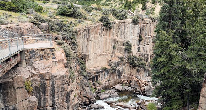 Shell Falls - 7-17-18. Photo by Jim Walla.