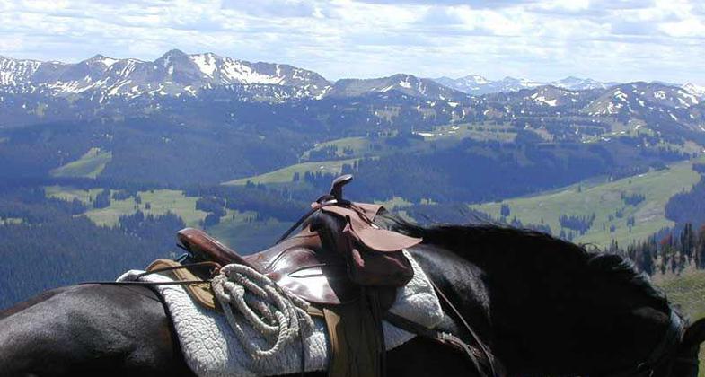 Wyoming Range NRT runs 75 miles from south of Jackson Hole into the southwest mountains of Wyoming.