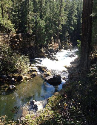 Trip to upper Rogue River by Prospect & Union Creek Or. Photo by Lou Young.