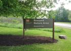 Bossard Nature Area sign. Photo by USACOE.