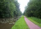 Delaware Canal State Park in Pennsylvania - view of trail. Photo by Bradford Van Arnum.