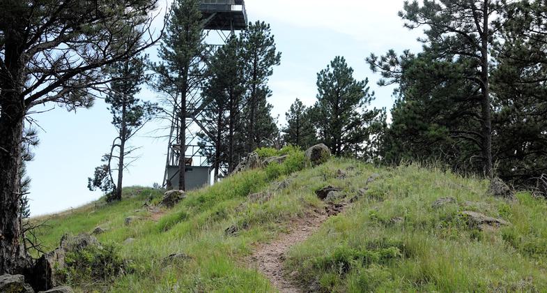 Rankin Ridge - Fire tower - 7-16-18. Photo by Jim Walla.