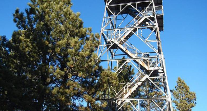 Rankin Ridge - Fire tower - 7-16-18. Photo by Jim Walla.
