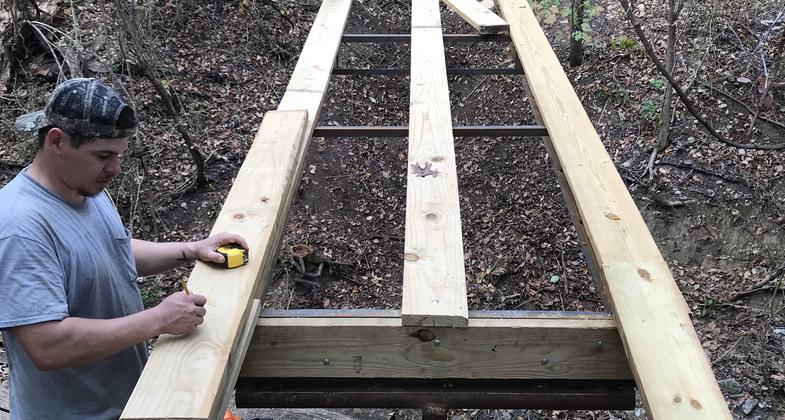 Trail re-route. Photo by FWNCR Staff.