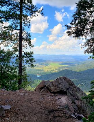 View of Pine Valley from Whipple NRT. Photo by Karen Mikkelson.