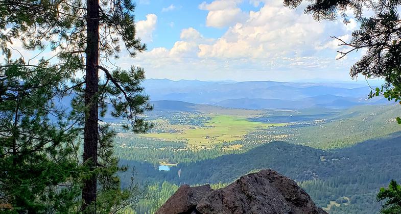 The meadow was beautiful! Twelve mile out and back hike. Photo by Karen Mikkelson.