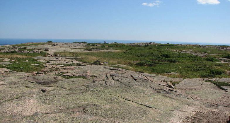 Summit of Sargent Mountain, Acadia National Park, Maine. Photo by Choess.