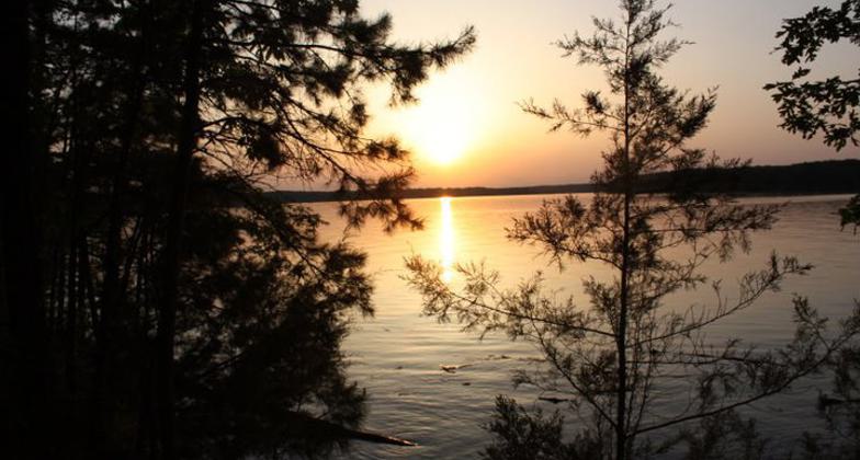 Lake Ouachita Sunset at Denby Point. Photo by USACE.
