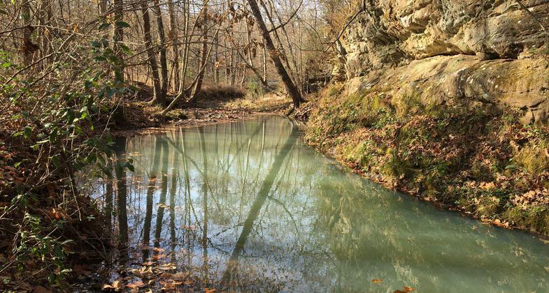 The trail provides a backcountry experience with scenic stops along the way. Photo by Donna Kridelbaugh.