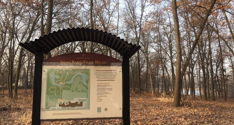 Shag Bark Trail Head. Photo by Ane Olivares.