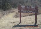Post Oak Trail Trailhead; https://www.singletracks.com/photo.php?p=69959. Photo by Schmo.