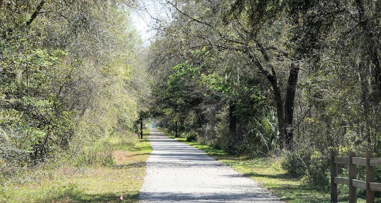 General James A. Van Fleet trail - photo was taken near the northernmost end of the trail. Photo by Jim Walla.