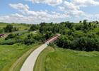 View of Hay Creek Path. Photo by Bismarck Parks and Rec.