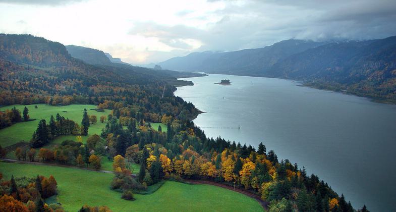 View of NRT taken from Washington side looking easterly from Cape Horn. Photo by Rich Deline.