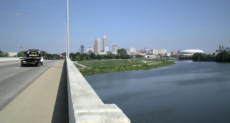 Bridge over the White River. Photo by John Terrill.