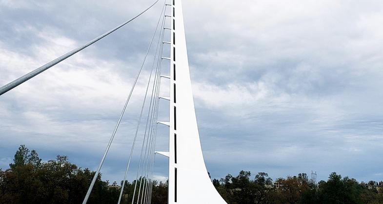 American Trails staff enjoying a stroll on their home base NRT!. Photo by Sue Crowe.