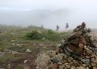 Hikers on Mt. Pierce along Crawfords Path. Photo by Doug Alderson.