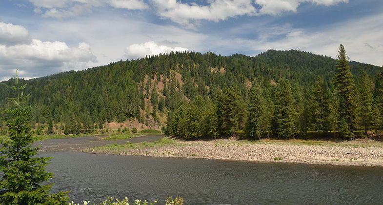 Lochsa and Selway river convulgence. Photo by Forest Service North Region.