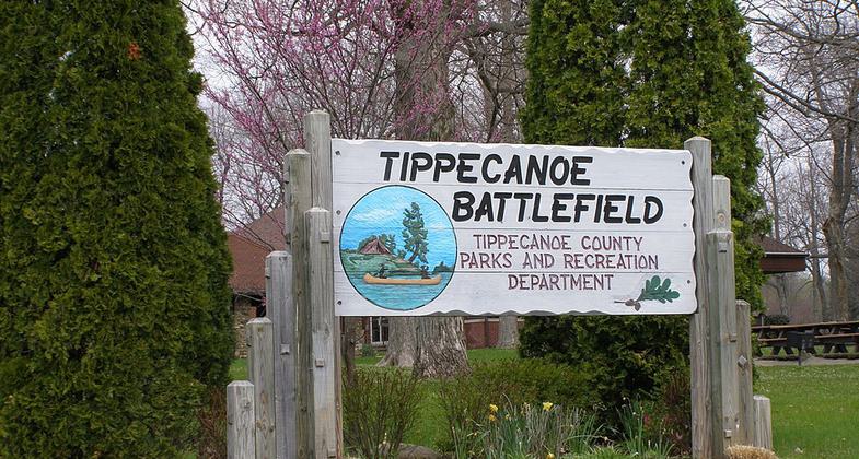 Tippecanoe Battlefield Park along this section of the trail. Photo by Chris Light.