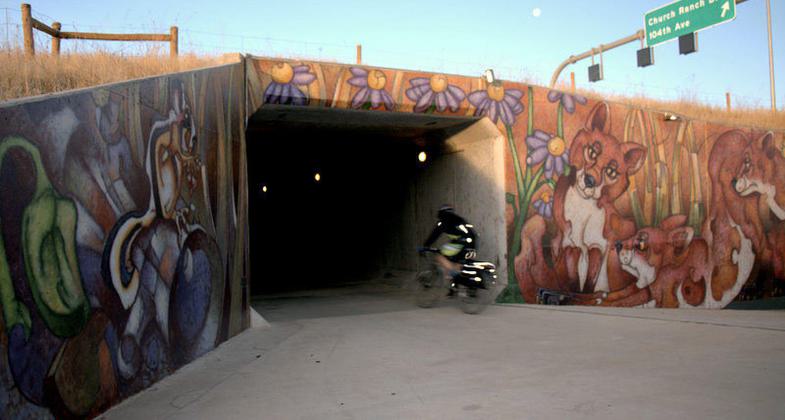 Big Dry Creek National Recreation Trail in Westminster, Colorado; photo by Hans Reichgelt.