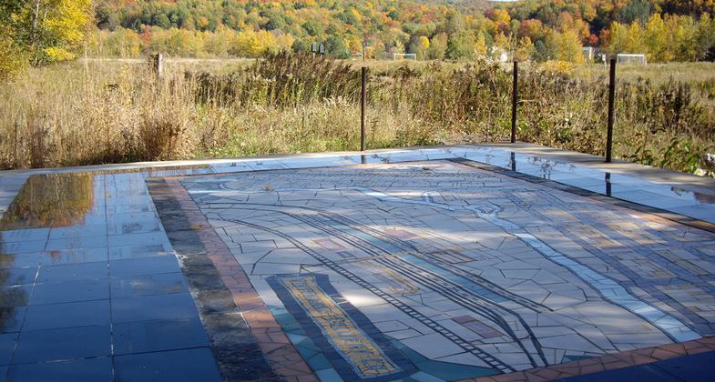 Historical Mosaic. Photo by Mary Shaw.
