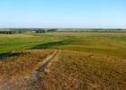 View of the prairie from Spirit Mound Summit Trail, north of the town of Vermillion, South Dakota; photo by Fiana Shapiro.