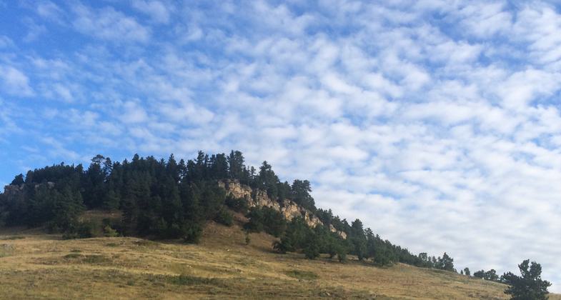 Finishing touches on the trail. Photo by Ryan Larson.