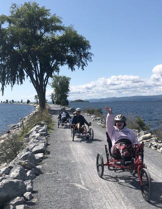 Vermont Adaptive Ski and Sports particpants summer smiles and fun. Photo by Molly Tobin.