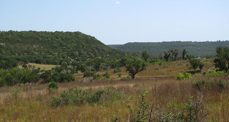 A view of the Balcones Canyonlands National Wildlife Refuge. Photo by Matthewrutledge.