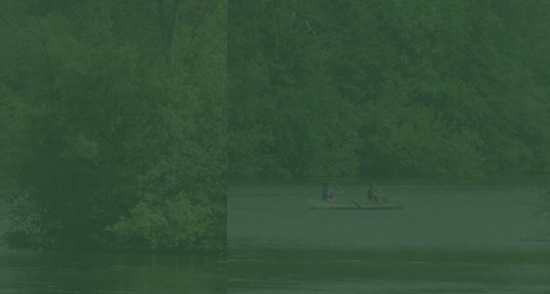Ann Arbon Huron River Canoe. Photo by Ann Arbor Parks & Recreation.