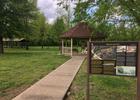 Memory Lane trailhead and gazebo. Photo by Donna Kridelbaugh.