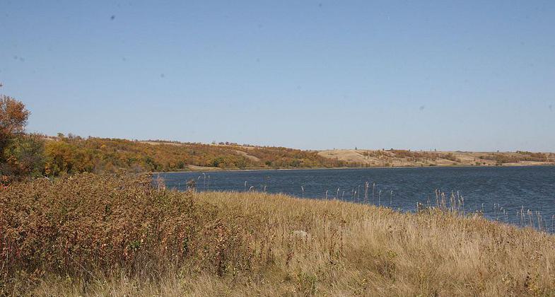 Des Lacs in the Fall. Photo by USFWS Mountain-Prairie wiki.